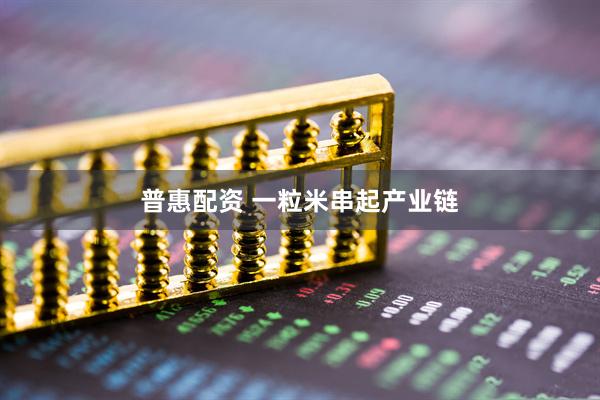 普惠配资 一粒米串起产业链